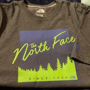 Dark Gray North Face T Shirt